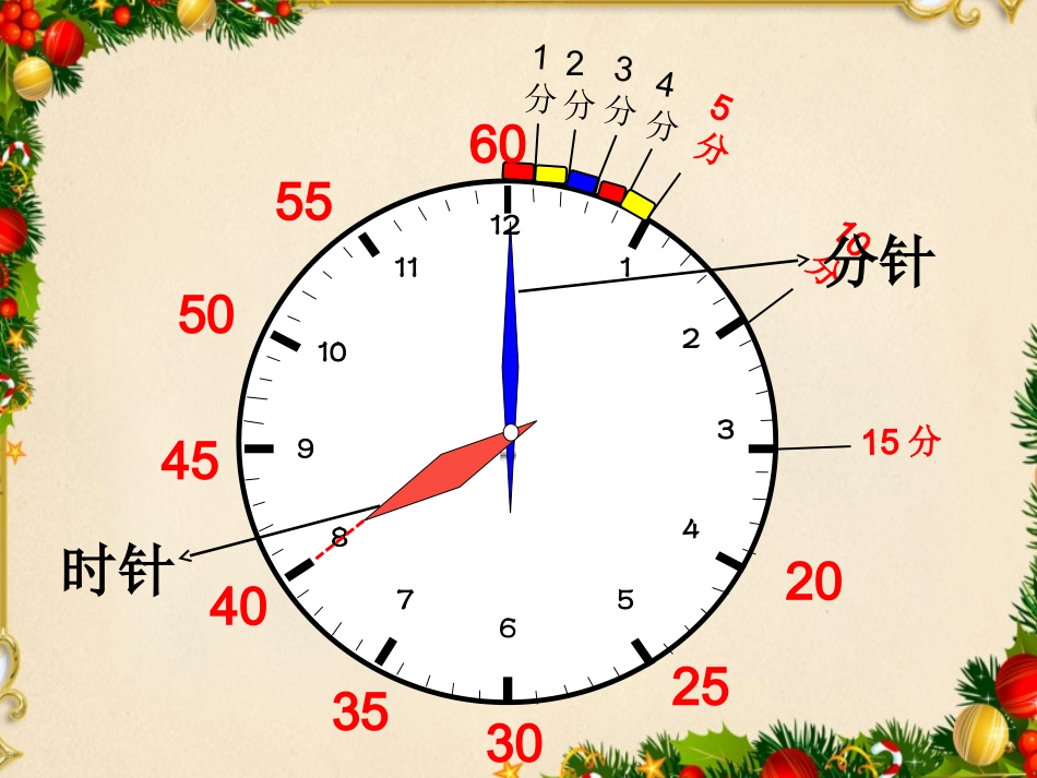 小学数学人教2011课标版一年级认识几时几分_第2页