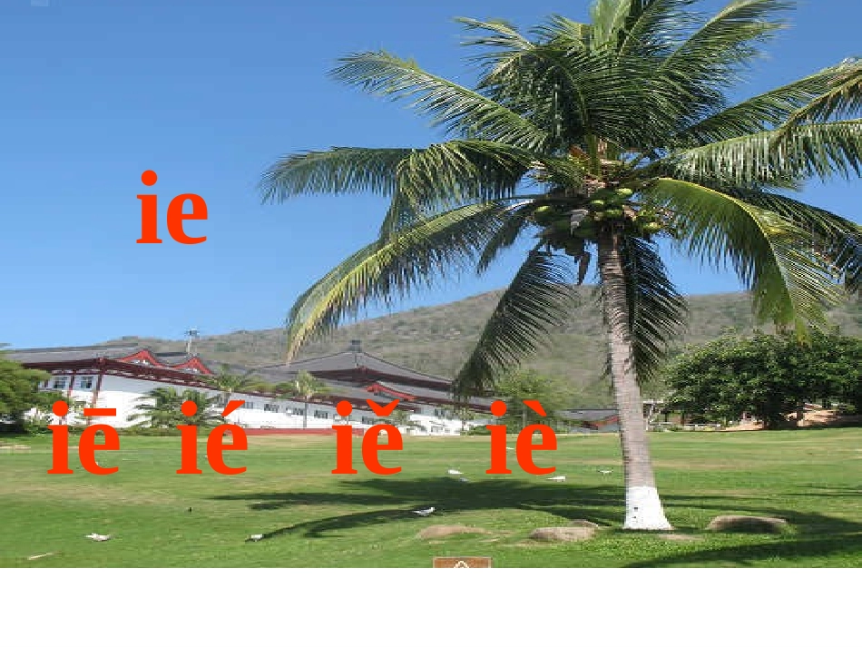 2015秋鲁教版语文一上《ie-üe-er》ppt课件1_第3页