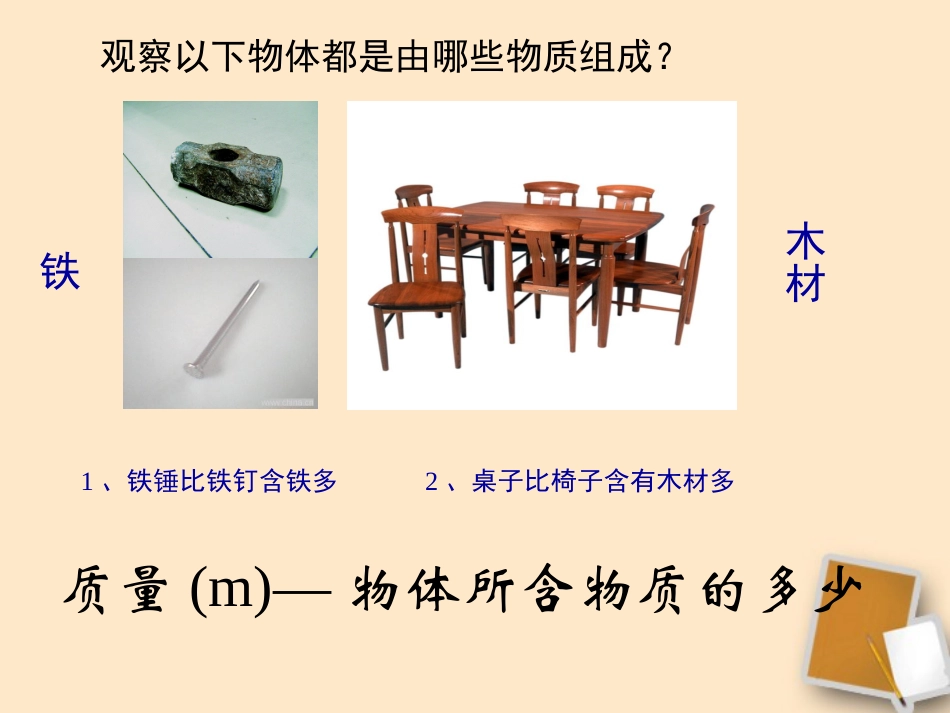 福建省永安市第七中学八年级物理-7.1《质量》课件1-沪科版_第3页
