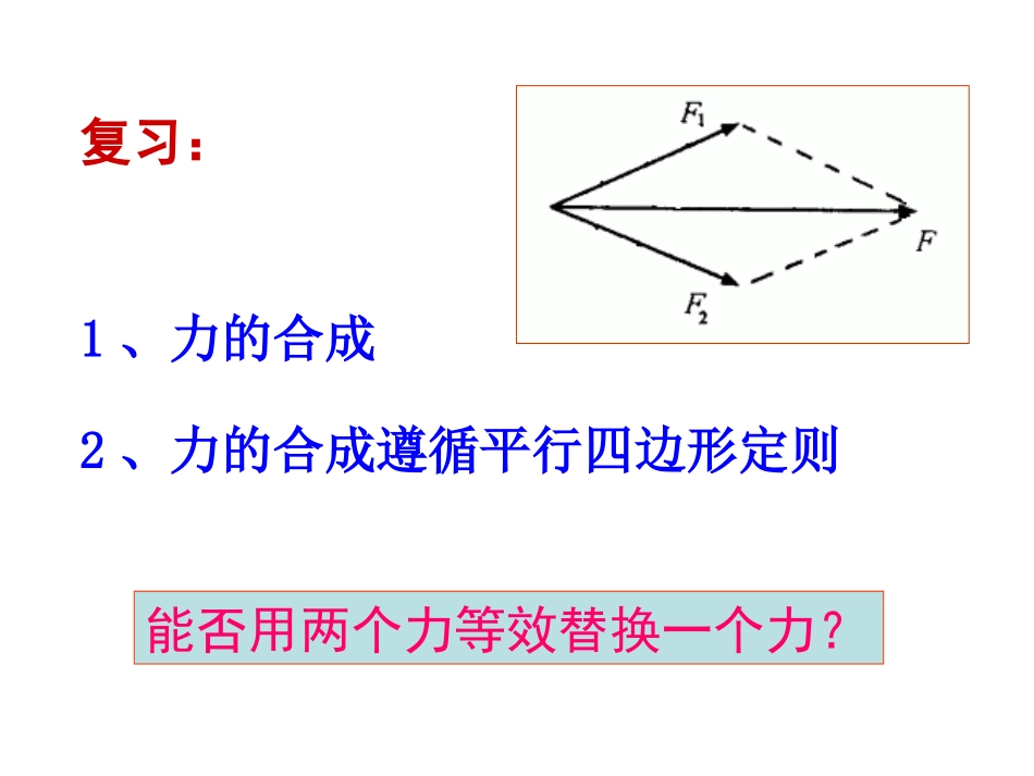 第四节力的合成与分解_第2页