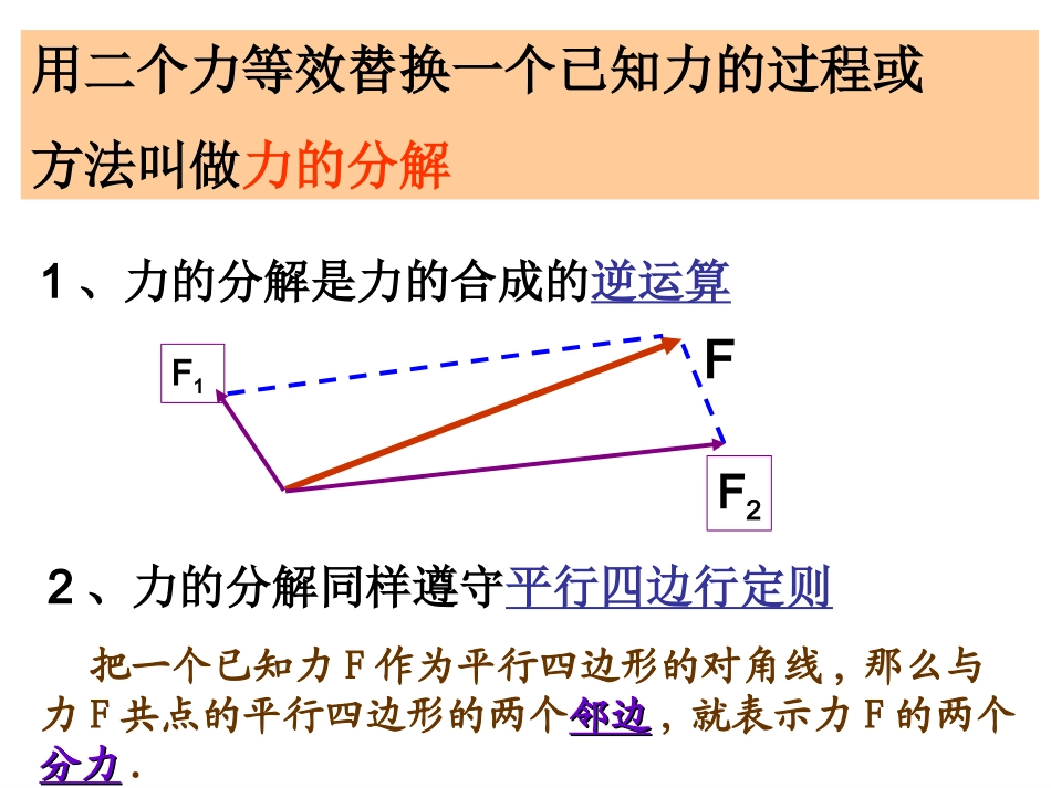 第四节力的合成与分解_第3页
