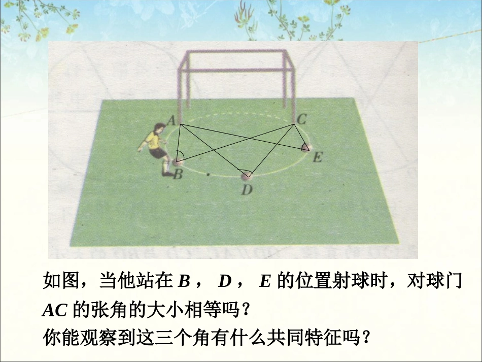 导入-圆心角和圆周角的关系_第2页