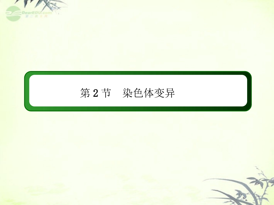 【红对勾】2013届高考生物一轮复习-5-2染色体变异课件-新人教版必修2_第3页