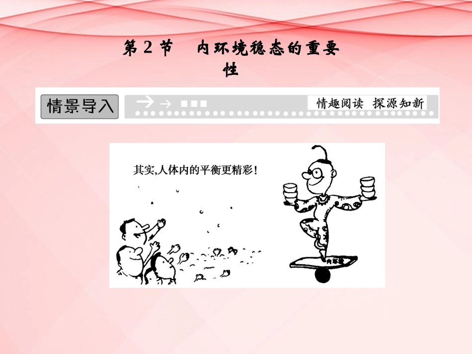 高中生物-1-2内环境稳态的重要性课件-新人教版必修3_第1页