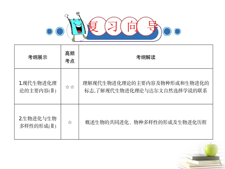 四川省成都市高考生物第七章课件1-新人教版必修2_第3页