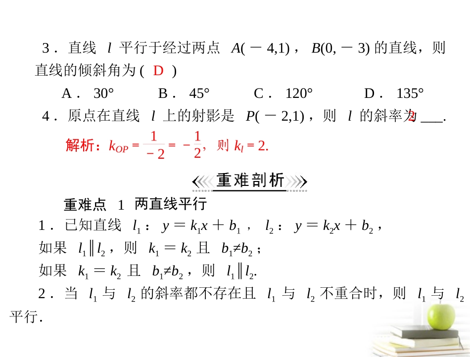 2012高一数学-3.1.2-两条直线平行与垂直的判定课件-新人教A版必修2_第3页