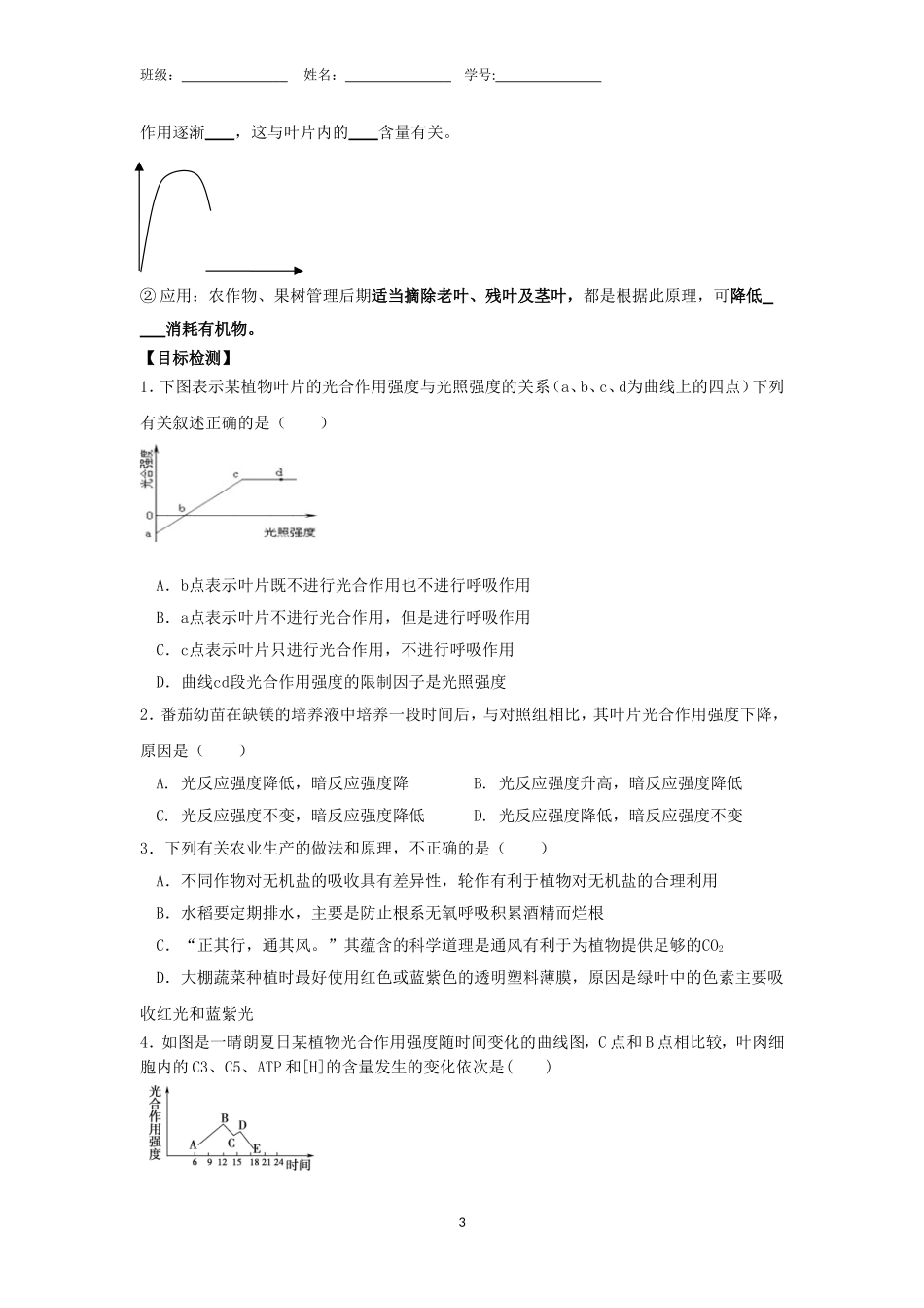 第四节--能量之源—光与光合作用--第三课时_第3页