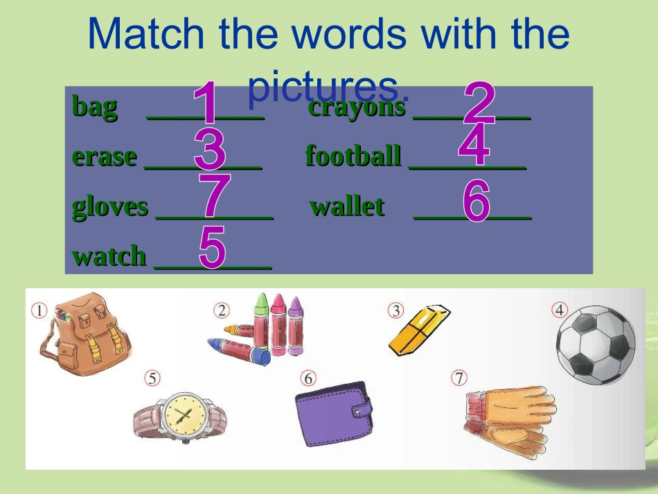 七年级英语下册-Unit-1-Whose-bag-is-this课件(2012新版)-外研版_第3页