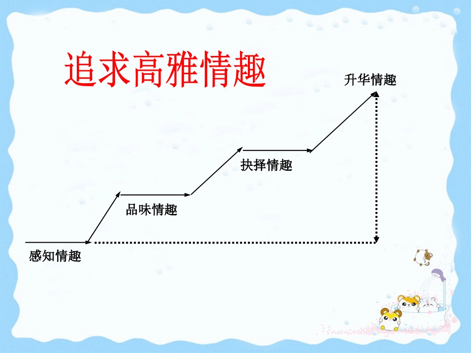 《追求高雅情趣-品味美好生活》课件_第2页