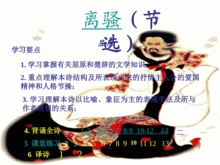 高中语文-离骚3课件-新人教版必修2