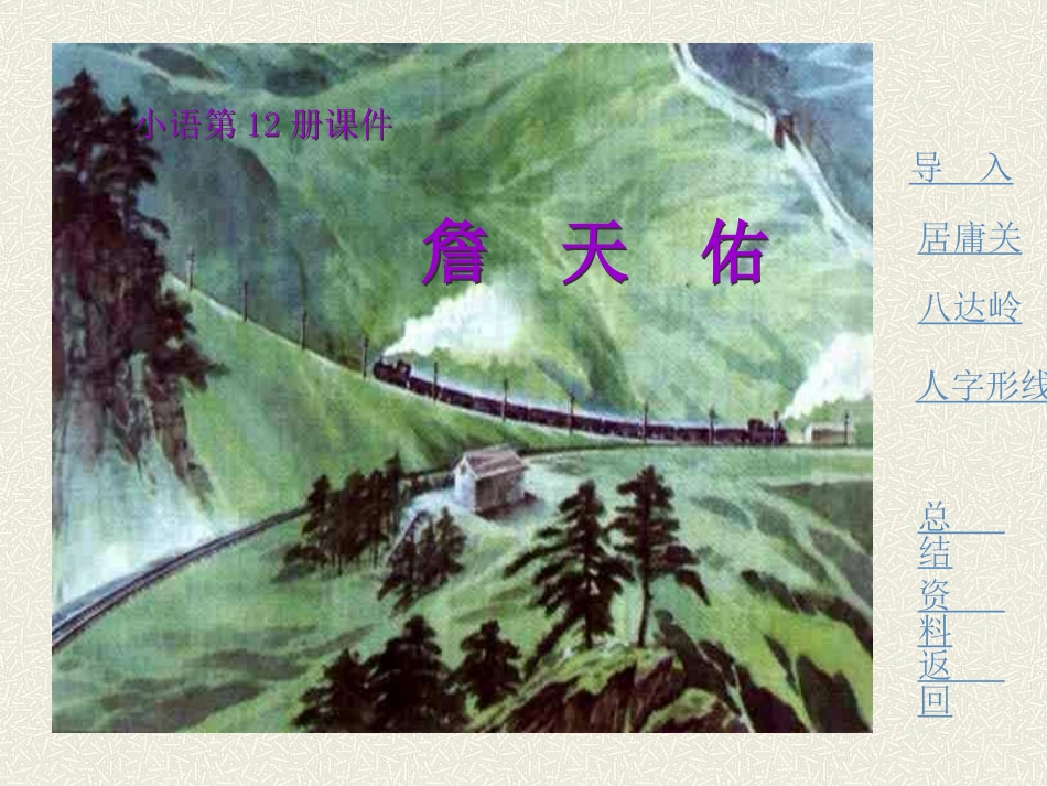 小学六年级上册语文第五课詹天佑PPT课件2_第2页