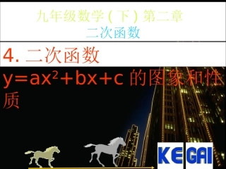 二次函数y=ax2-bx-c的图象和性质