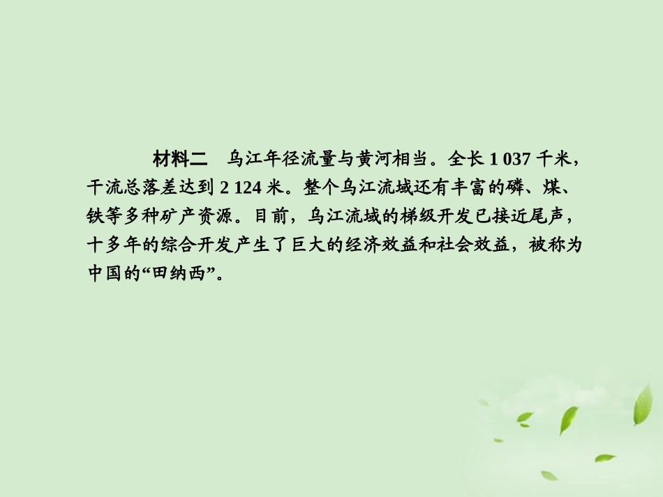 【课堂新坐标】2013届高考地理一轮复习-第三章章末整合提升课件-必修3(广东专用)_第3页