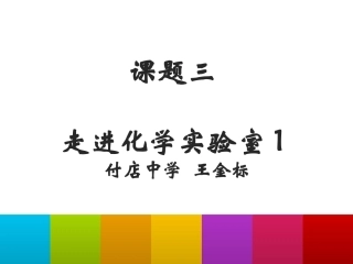 课题3走进化学实验室-(2)