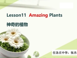 Lesson11AmazingPlants