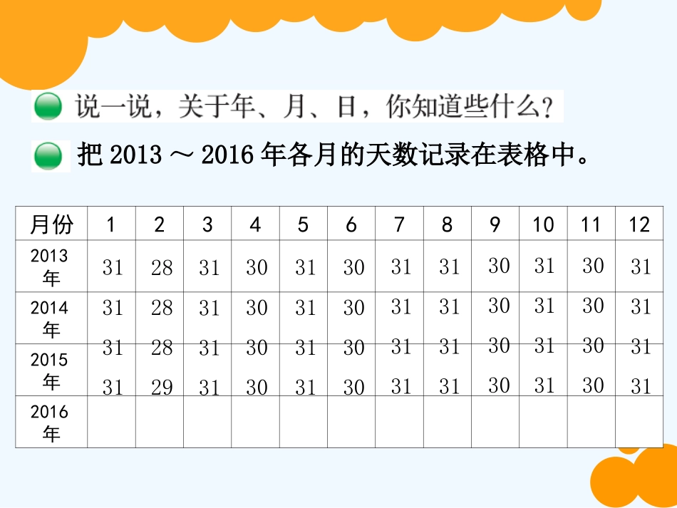 小学数学北师大2011课标版三年级看日历-(4)_第2页