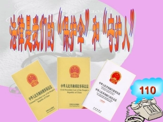 法律是我们的保护伞和守护人