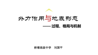 第四节地表形态的变化