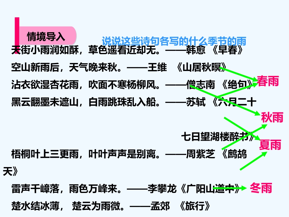 (部编)初中语文人教2011课标版七年级上册雨的四季-(12)_第3页