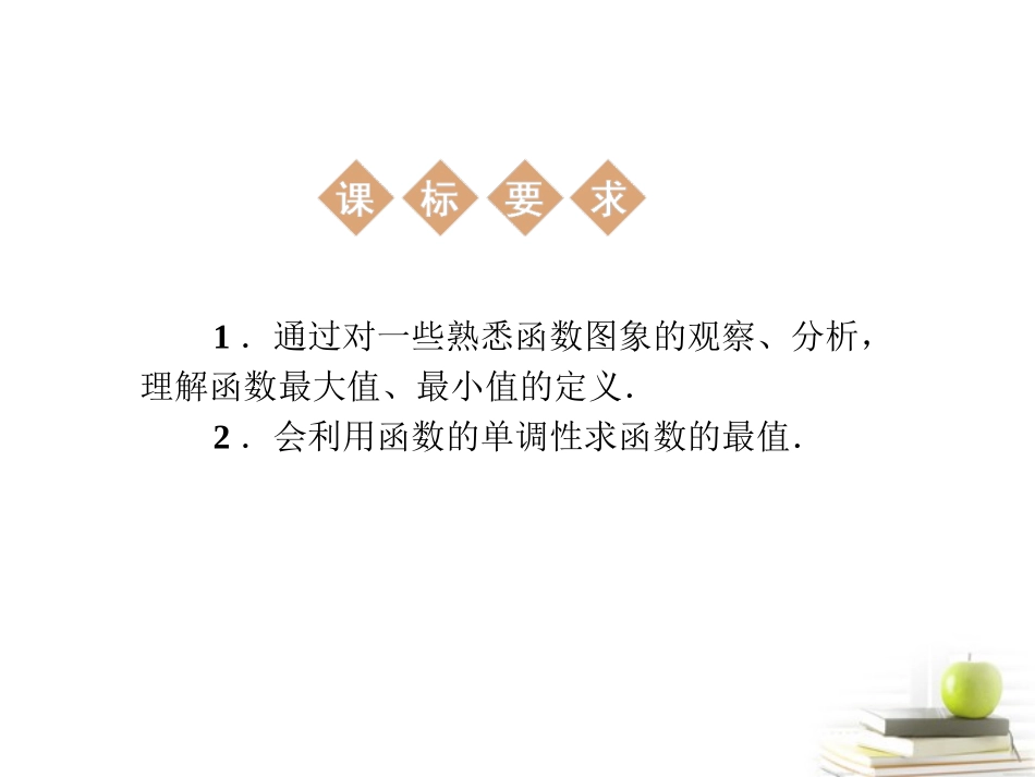 2012高一数学-1.3.1-单调性与最大课件-新小值第二课时课件-新人教A版必修1_第2页