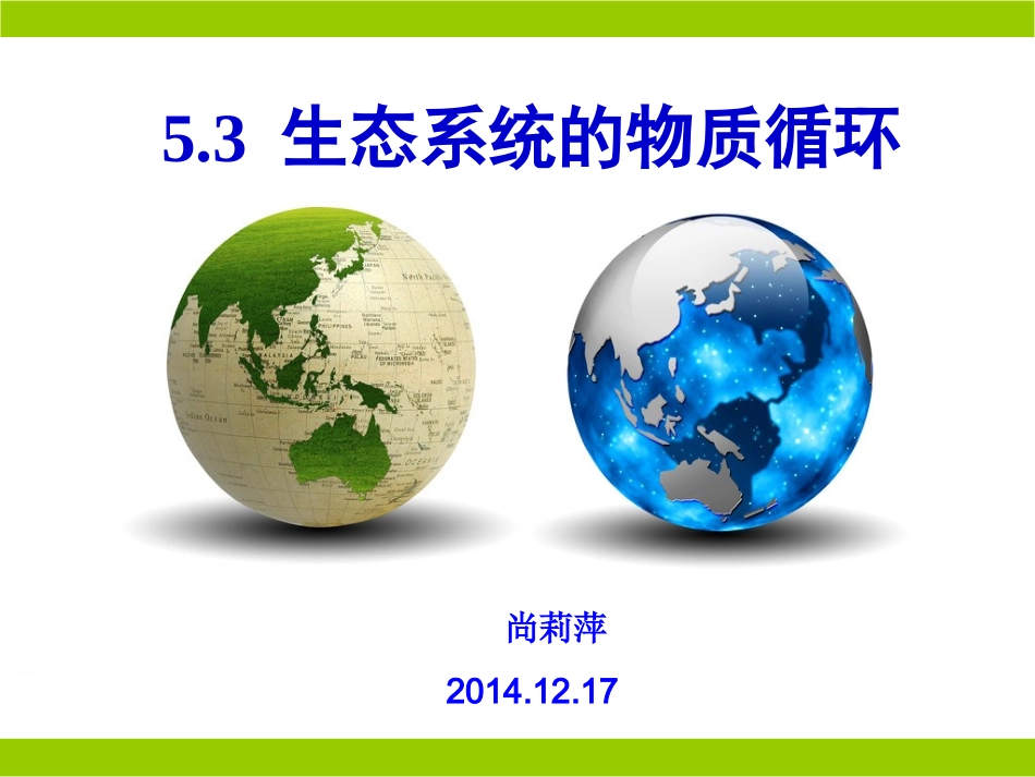 三生态系统中的物质循环_第2页