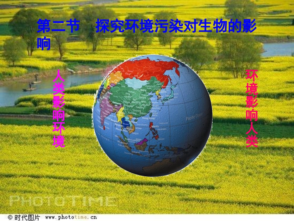 七年级生物第二节-探究环境污染对生物的影响课件人教版_第1页