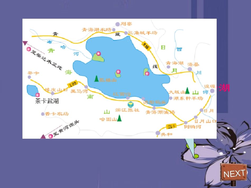 云南省祥云县禾甸中学八年级语文下册《青海湖-梦幻般的湖》课件-新人教版_第2页