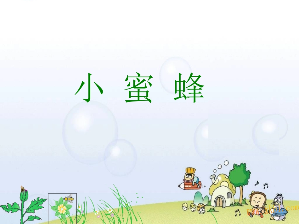 《小蜜蜂》课件_第1页
