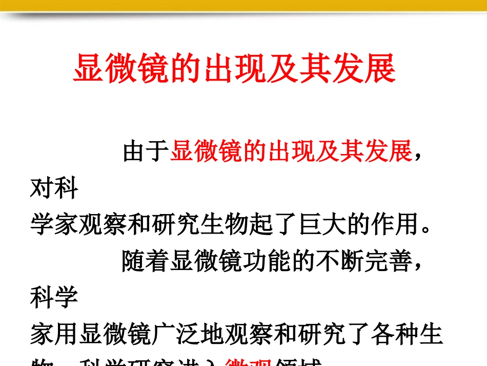 七年级生物上册-练习使用显微镜精品课件-人教新课标版_第2页