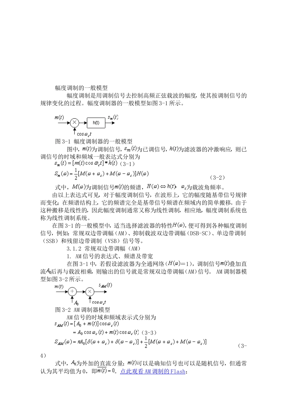 AM的调制与解调试验实验报告_第2页