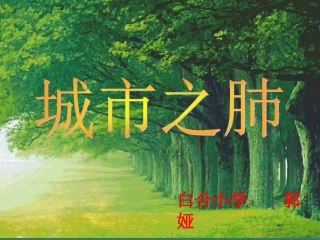 4-城市之肺
