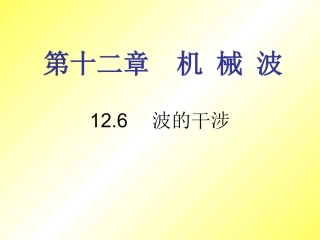波的干涉yly