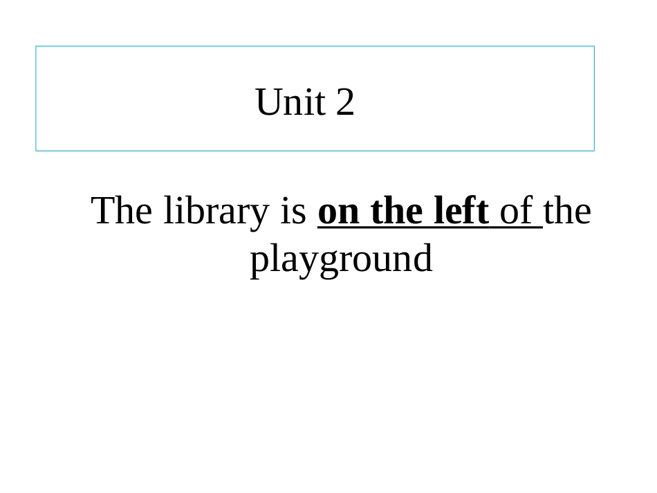七年级英语上：Module-3-Unit-2-Where's-the-library-课件外研版_第1页