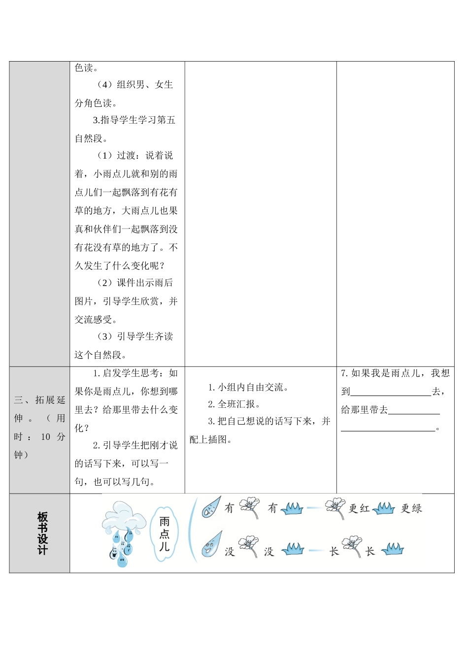 (部编)人教2011课标版一年级上册8雨点儿-(2)_第3页