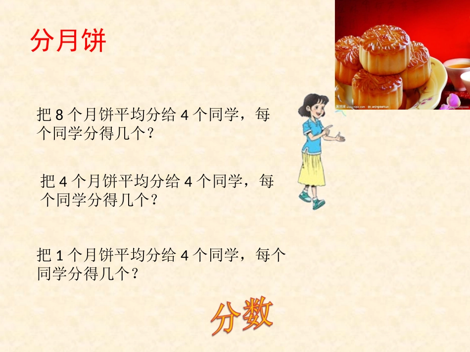 人教2011版小学数学三年级资料《认识几分之一》课件_第2页