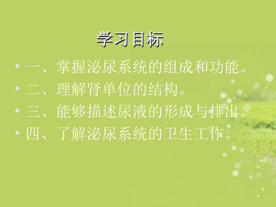 七年级生物下册-第11章-人体废物的排出第2节尿的形成与排出课件-北师大版_第2页