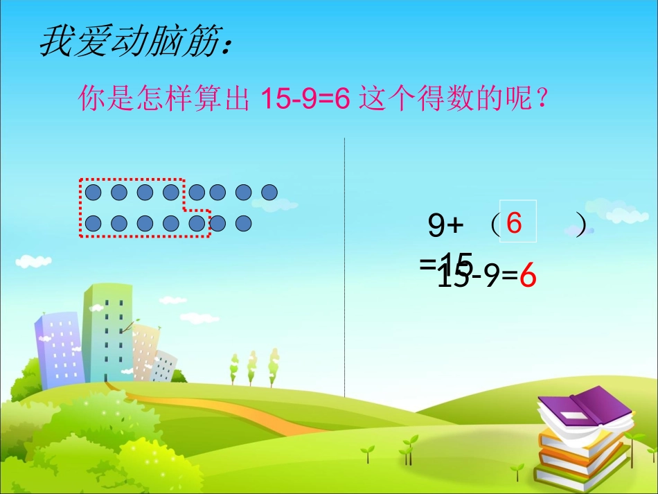 一年级下册数学十几减8、7、6_第3页