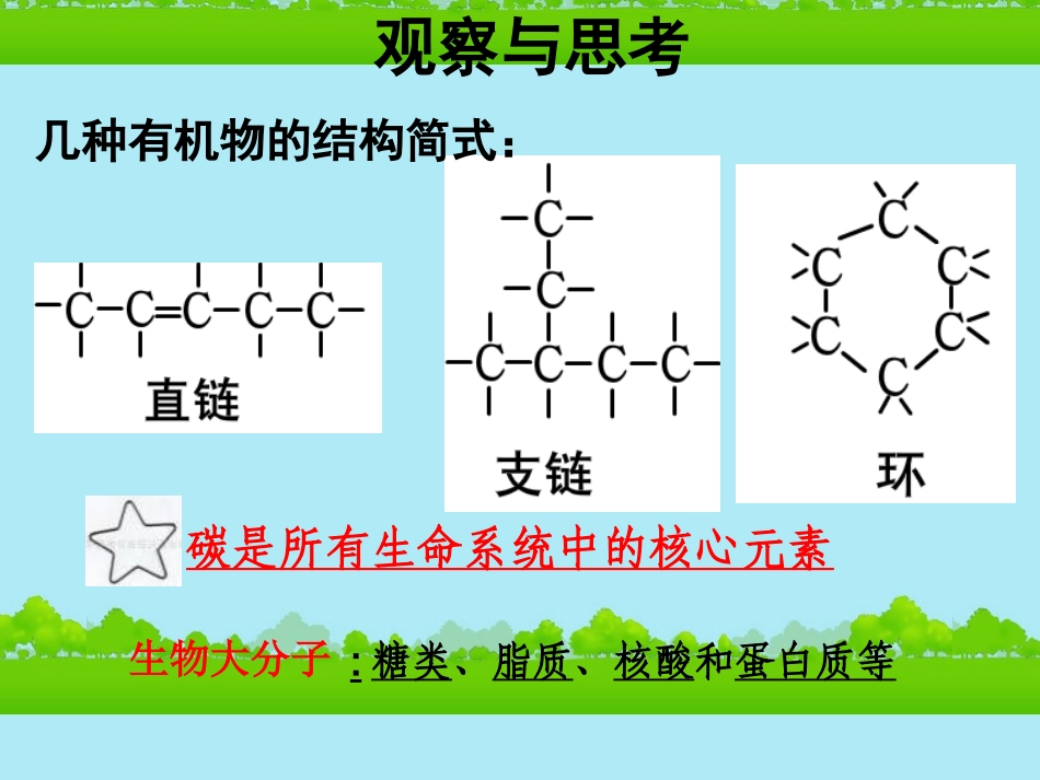 高中生物《有机化合物与生物大分子》课件4-浙科版必修1_第2页