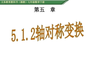 5.1.2轴对称变换