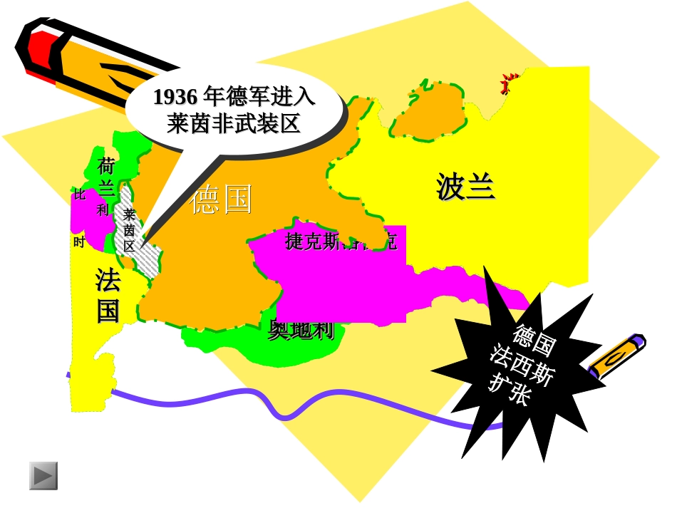 高三历史：第九单元《第二次世界大战》课件(2)(华东师大版第五分册)_第3页