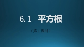 6.1平方根-(1)