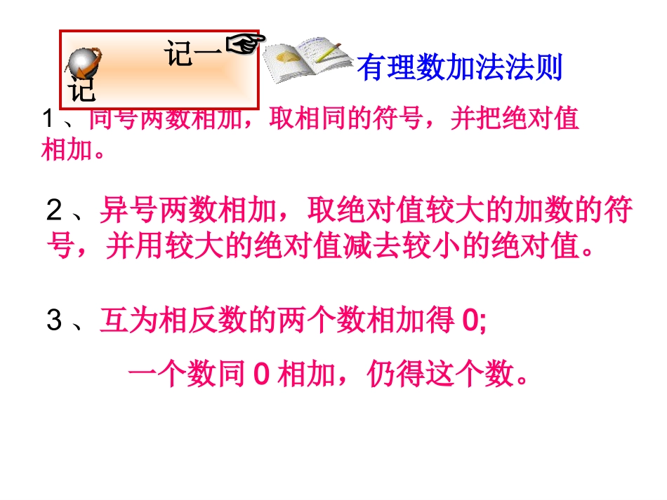 2.1-有理数的加法(2)_第3页