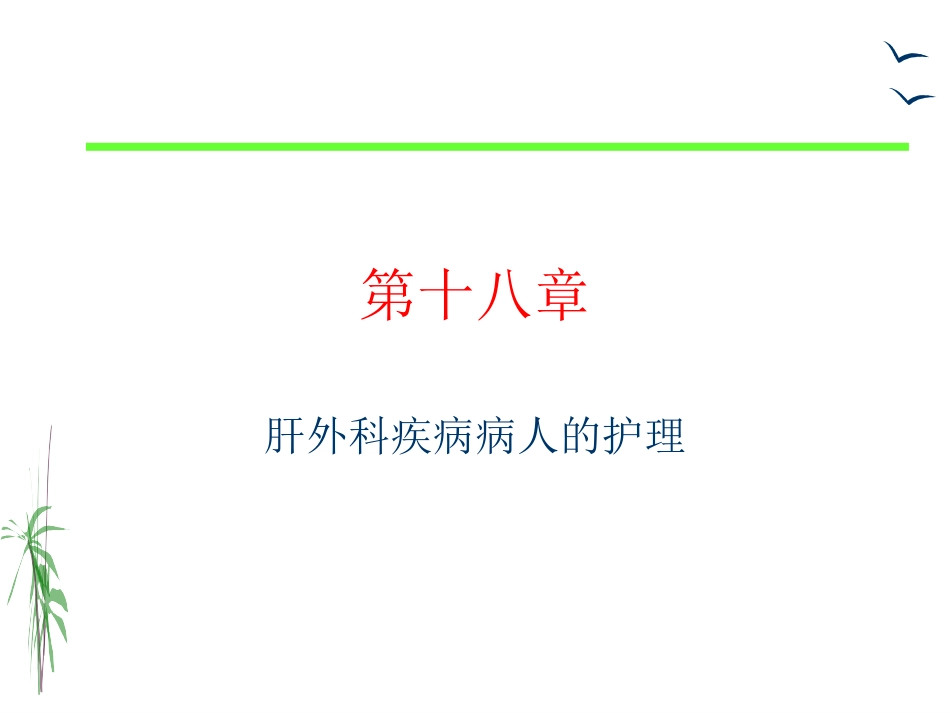 18章-门静脉高压症病人的护理_第1页