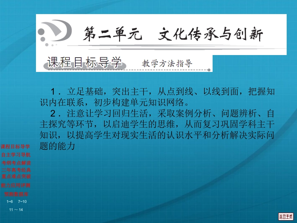 2012届高三政治一轮复习-2.3文化的多样性与文化文化传播课件-新人教版必修3_第2页