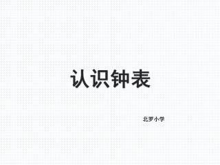 《认识钟表》名师课件(2)