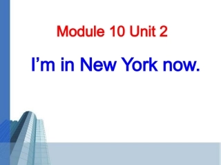 Unit2I'minNewYorknow.