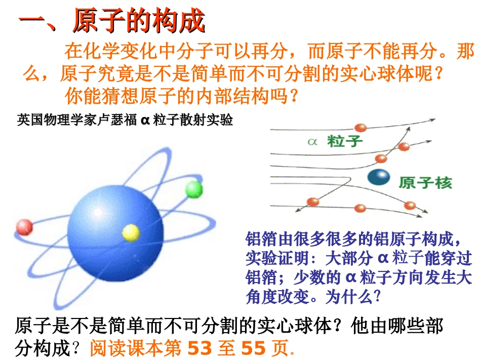 【人教版】九年级化学上册：第3单元-课题2-原子的构成(共33张PPT)_第3页