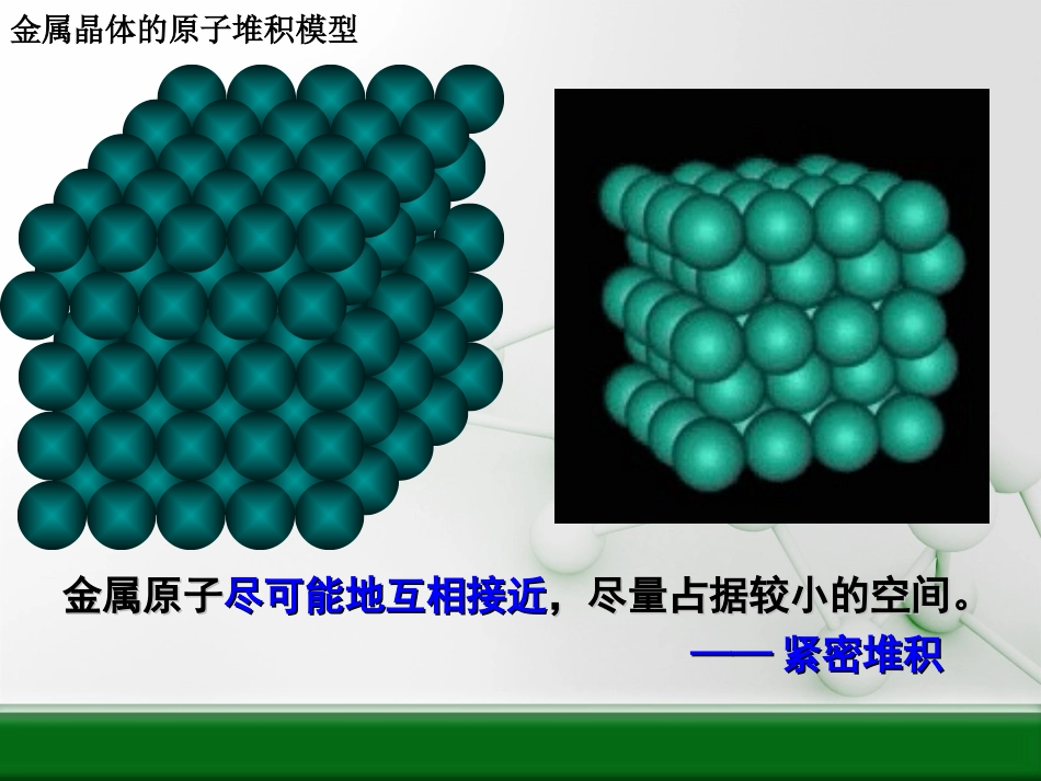 选修3物质结构与性质第三章第三节金属晶体(第2课时)_第2页