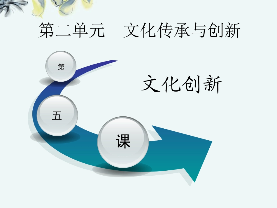 【立体设计】2013高考政治-2.5-文化创新课件-新人教版必修3_第2页