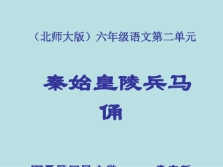 秦始皇陵兵马俑